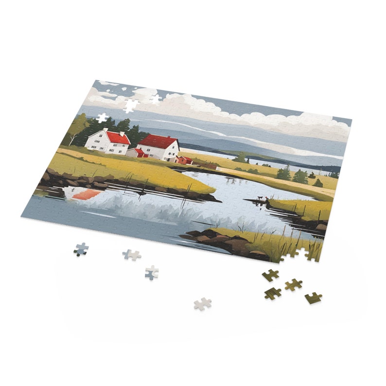 500 Piece Jigsaw Puzzle 16 X 20 Inch BOHUS Province SWEDEN Swedish West Coast Landscape Scene