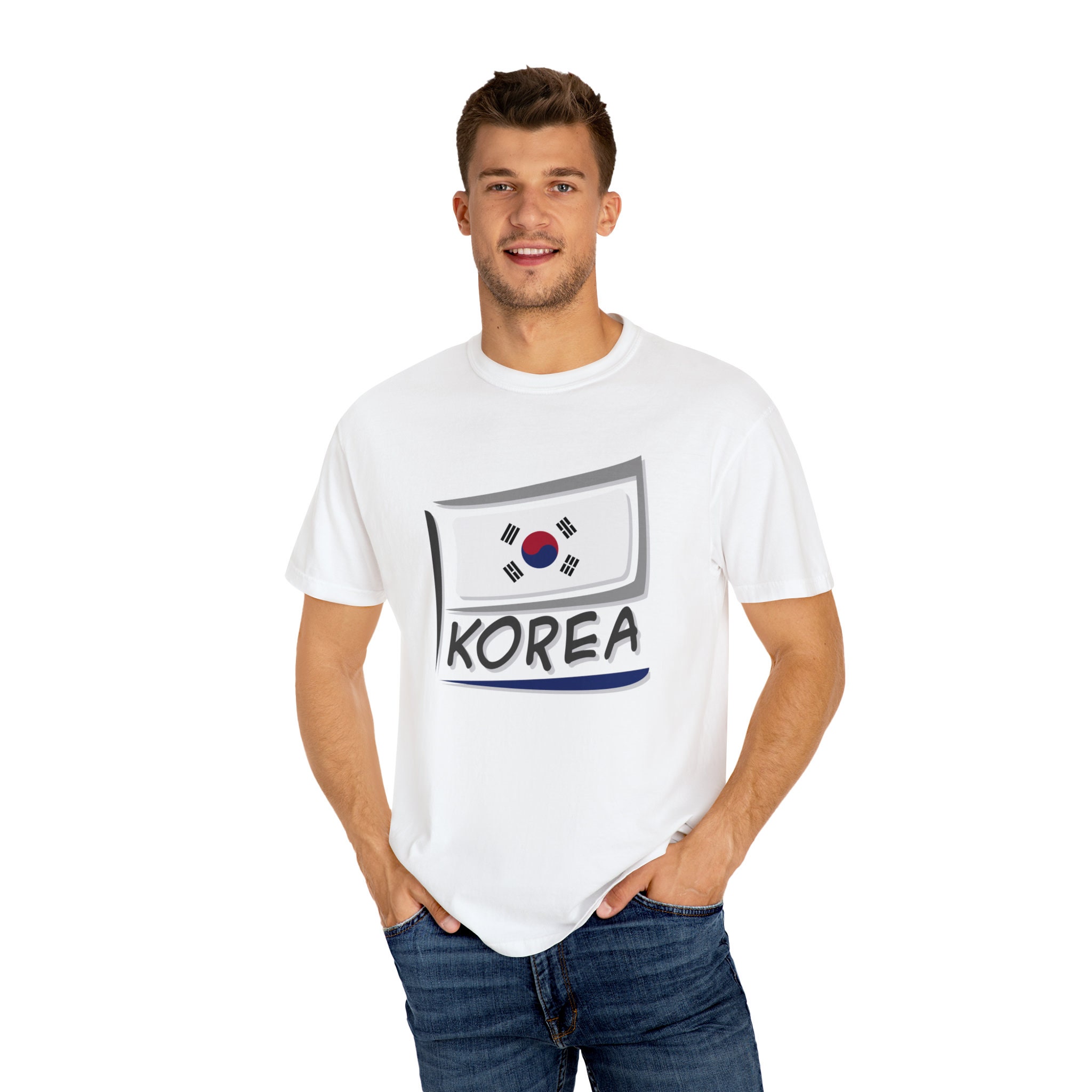 韓国 プライド 韓国国旗 祖先 伝統 ユニセックス コットン クルー