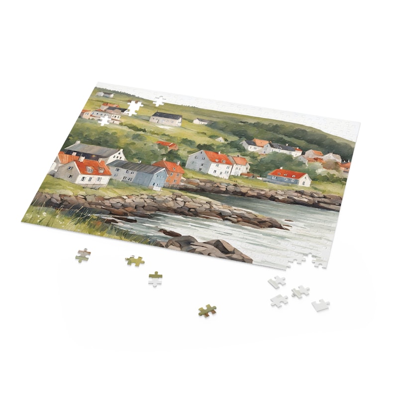 500 Piece Jigsaw Puzzle 16 X 20 Inch BOHUS Province SWEDEN Swedish West Coast Landscape Scene