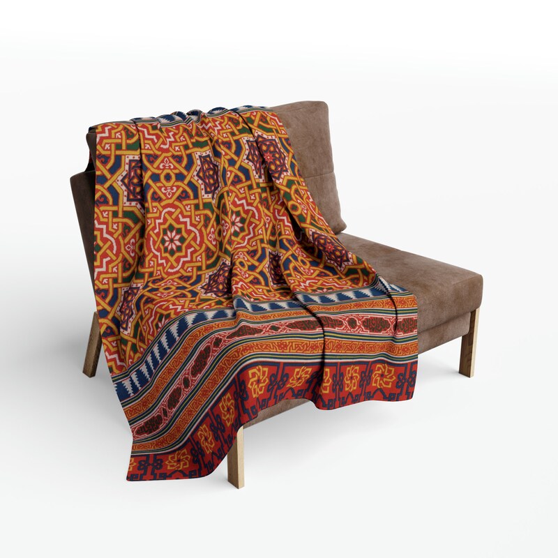 Orange Days Orange Hooded Blanket