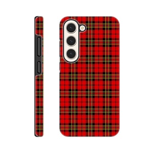 Clan BRODIE Scottish Tartan Plaid Pattern SCOTLAND Cell Phone Tough Case iPhone Samsung Galaxy Mobile Protective Case Wireless Charging