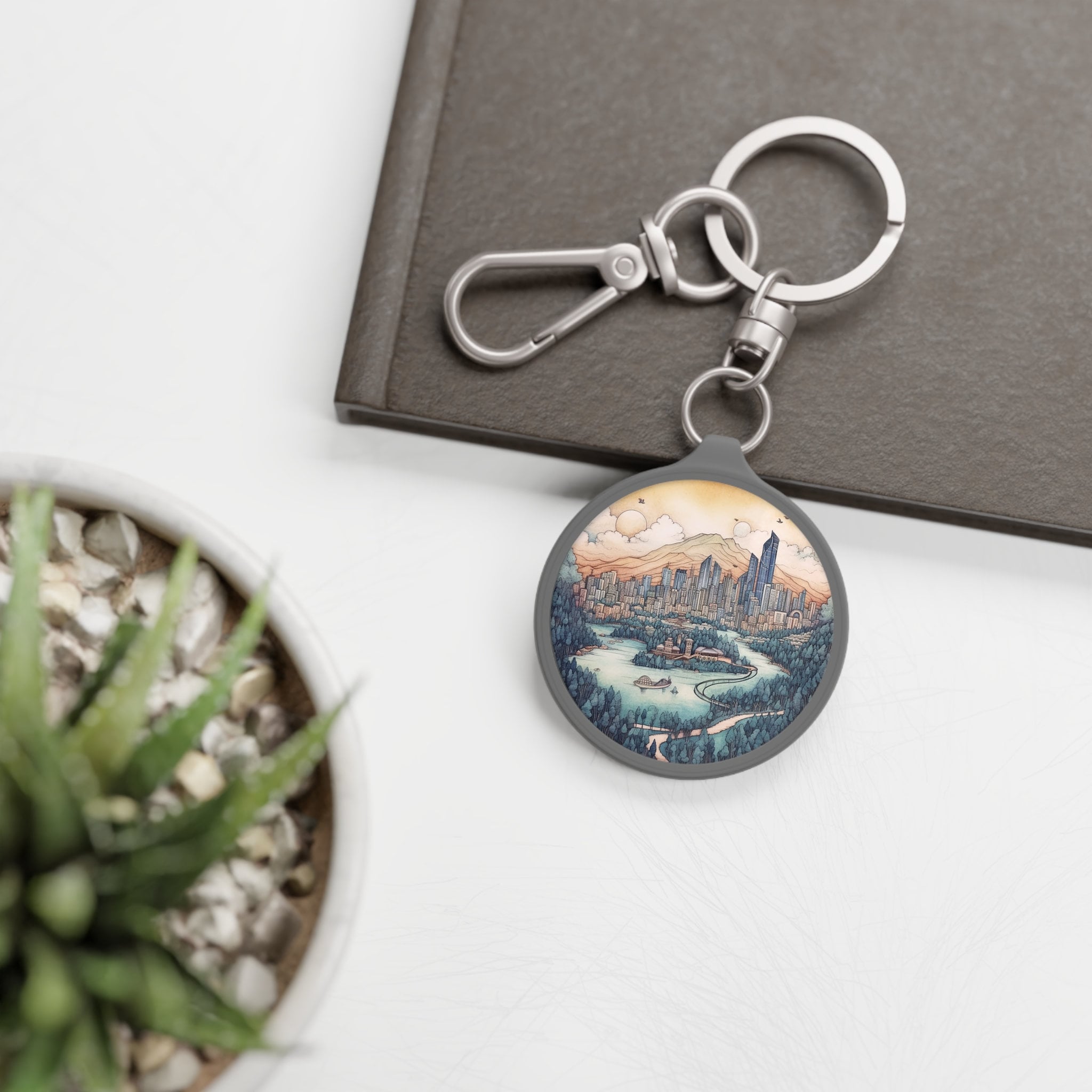SEOUL SOUTH KOREA City Skyline Korean Travel Round Acrylic