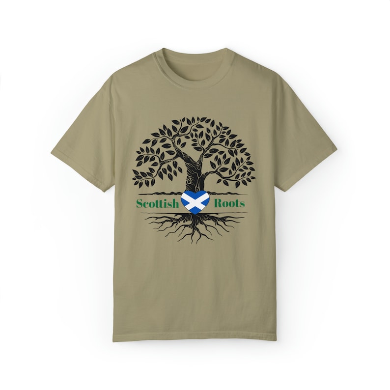 スコットランドのルーツ 家系図 スコットランドの旗 祖先 遺産 国の誇り コットン ユニセックス ガーメントダイ Tシャツ グラフィック Tシャツ さまざまな色 画像 3
