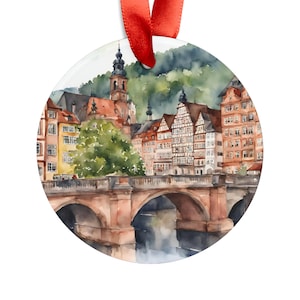 Heidelberg Germany Christmas Ornament - Etsy