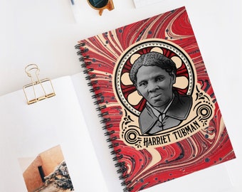 Harriet Tubman Notebook - Ruled Line, History Gift