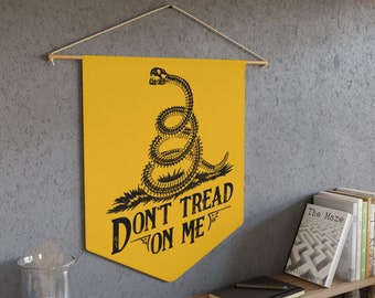 Gadsden Flag Pennant | Don't Tread On Me Wall Hanging