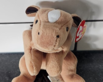 Ty Beanie Baby “Derby” the Horse - Yarn Mane with White Star on Forehead (8 inch)