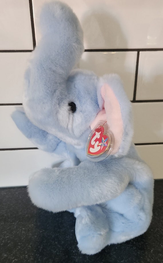 Peanut beanie baby light blue on sale