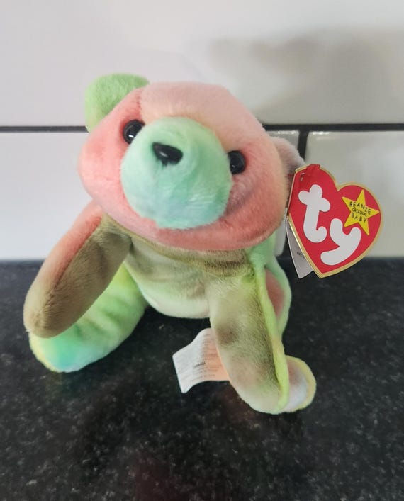 Animals Ty Beanie Baby Sammy Sammy The Rainbow Bear Ty Beanie Babies