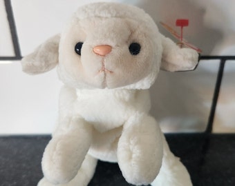 Ty Beanie Baby Fleece Lamb – Handmade in Indonesia