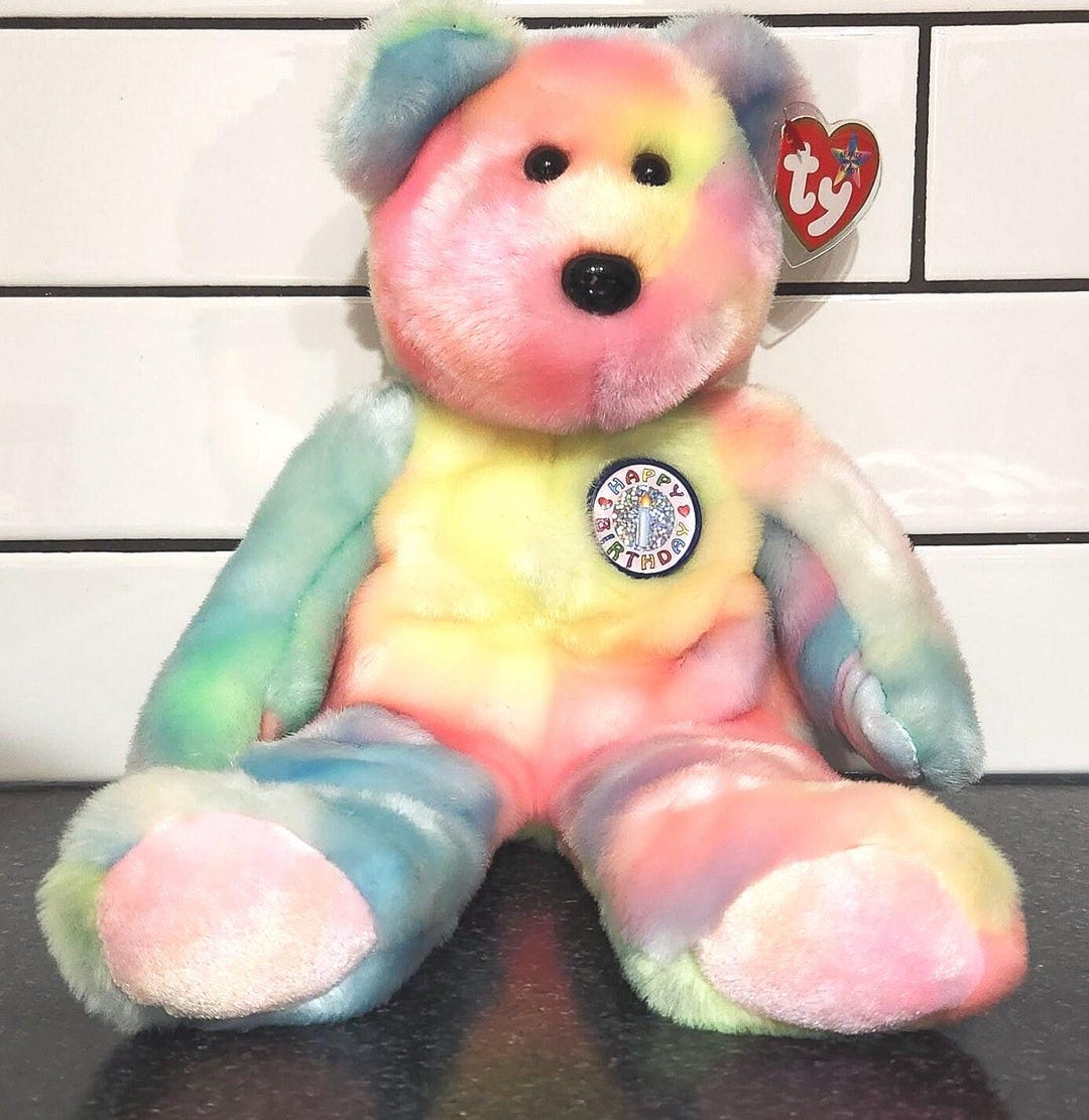 ビーニーベイビーズ birthday bear ぬいぐるみ ty ビーニーベイビーズ バースデーベア February 2月くま