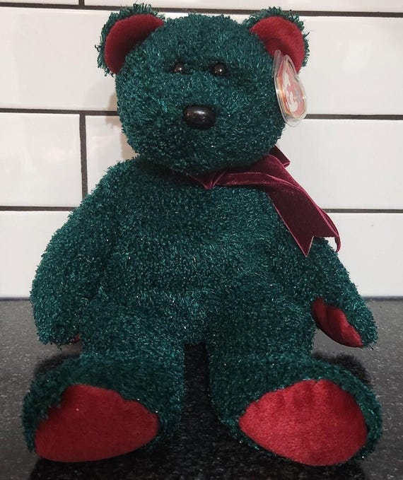Ty ぬいぐるみベア 緑色 バディーズ Ty BEANIE BABIES B B Bear