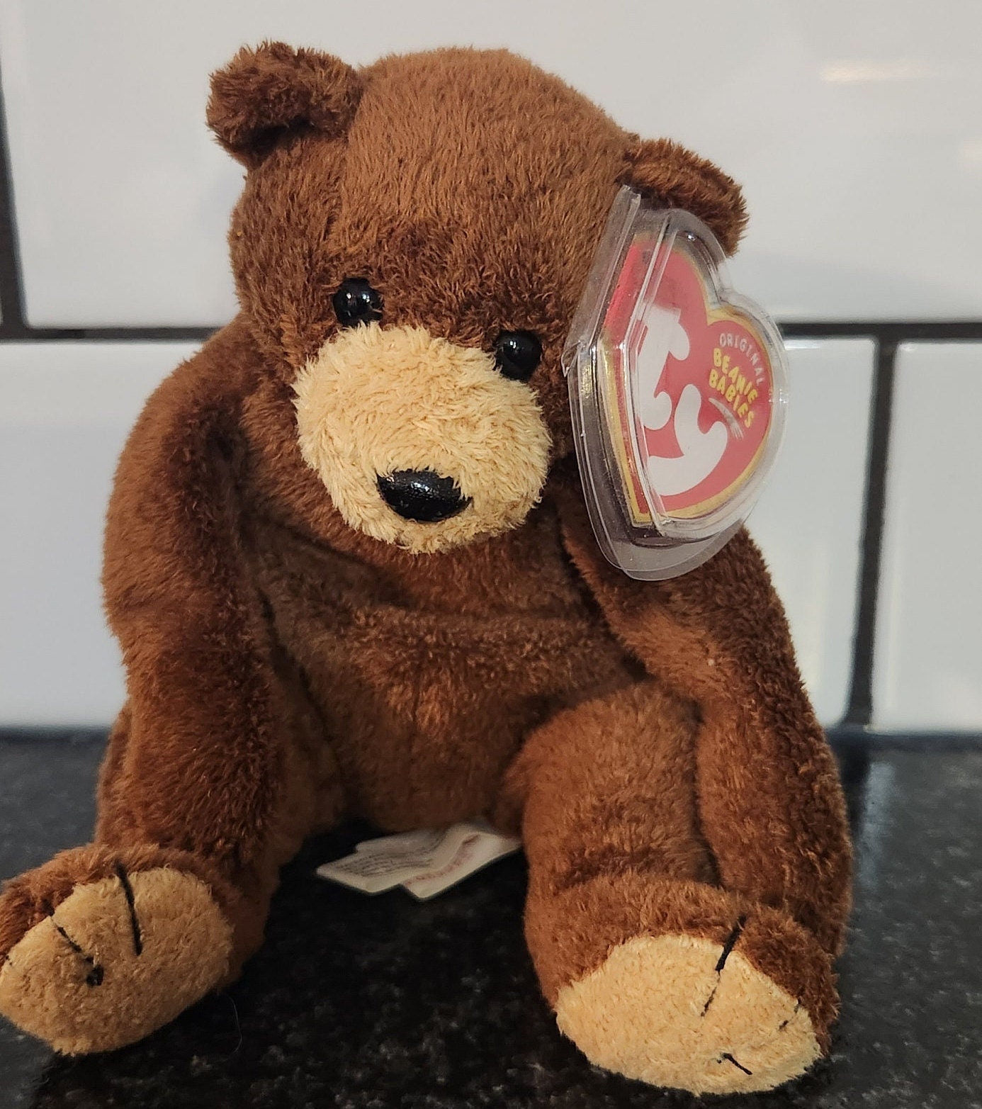 Ty Beanie Baby “bixby” the Bear (8 Inch) - Etsy