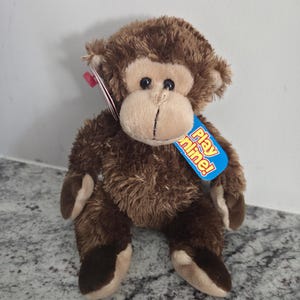 Ty Beanie Baby 2.0 'Vines' the Monkey (8 inch) - versie met kleine ogen