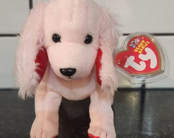 ヴィンテージ　ピンクのプードルぬいぐるみ TY アティック トレジャー プリシラ ピンク プードル 犬 大型 14インチ