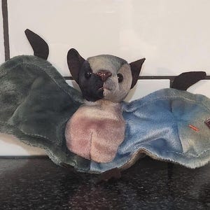 Ty Beanie Baby “Batty” the Bat in Tie-Dye