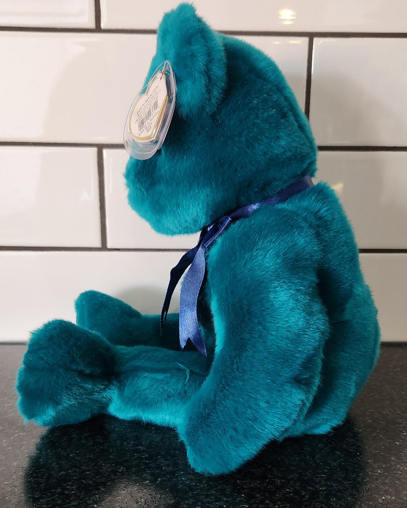 Ty Beanie Buddy “teddy” the Teal  display picture 1