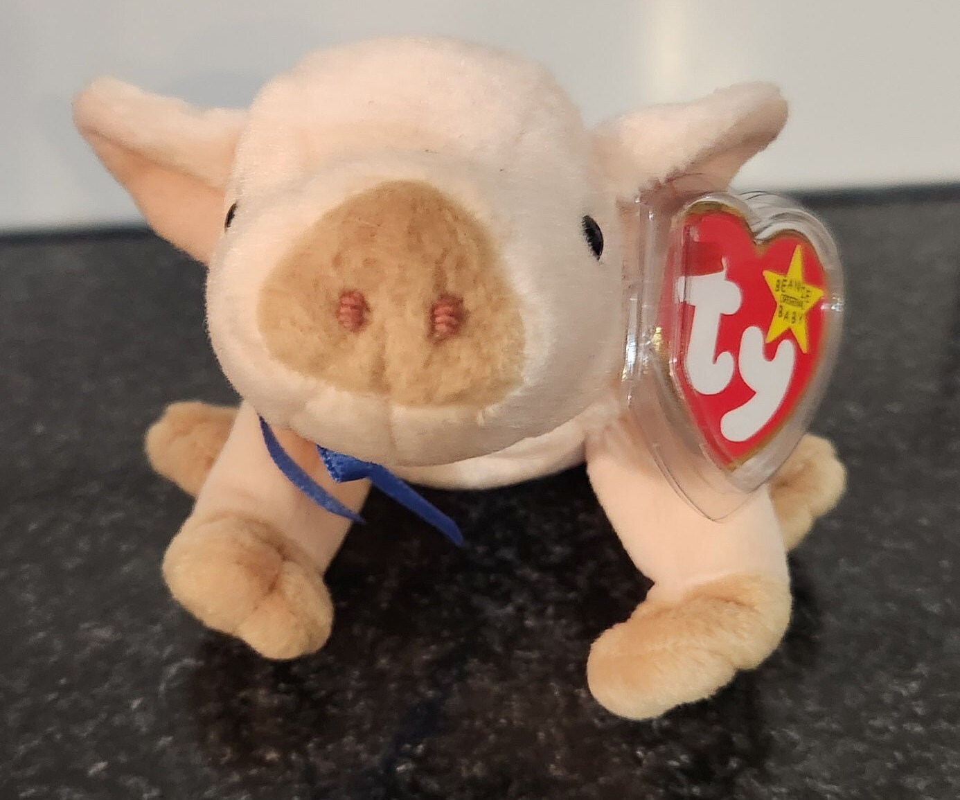 Knuckles Ty Beanie Baby Pig Ty Beanie Baby: Knuckles The Pig