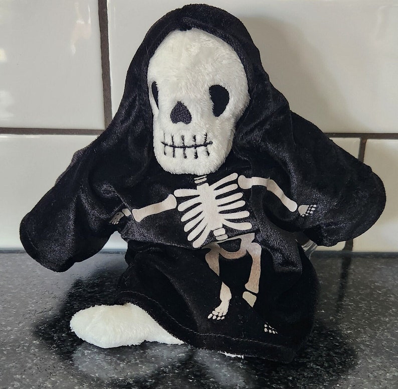 Ty Beanie Baby creepers the Halloween Skeleton 9 Inch Etsy