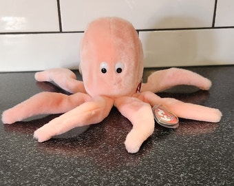 Ty Beanie Buddy 'Inky' roze octopusknuffel