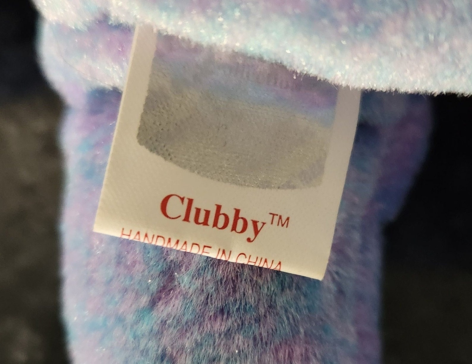 Ty Beanie Baby - CLUBBY VII (7) Orsetto Piccolo, Multicolore, Ritirato, Come Nuovo
