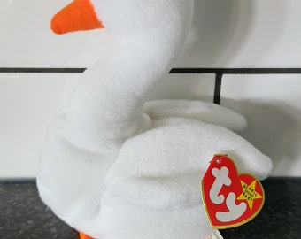 Ty Beanie Baby 'Gracie' the Swan (5,5 inch) - PVC-korrels