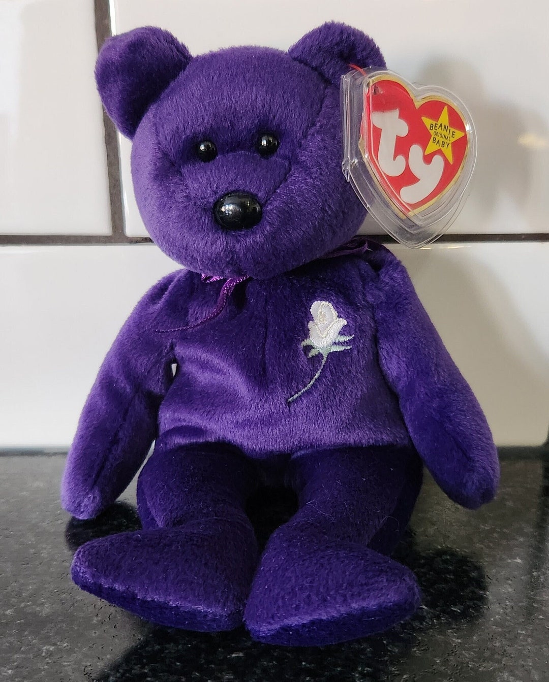 ダイアナ妃 メモリアルベア Diana Memorial Teddy Bear Ty Beanie Baby Princess Diana Memorial Bear – Purple Plush - Etsy