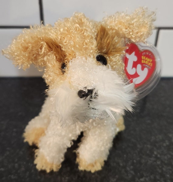 Ty Beanie Baby “scrappy” - Schnauzer Pup (6.5 Inch) - Etsy