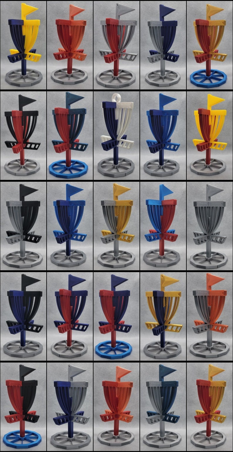 Customizable Minidisc Golf Basket for Desk, Cake Topper, or Christmas Ornament Etsy