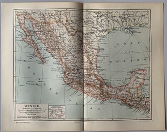 1600年代の中央アメリカの地図 190 古代ヴィンテージ デジタル