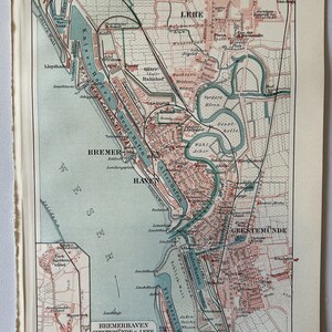 DE Bremerhaven / Orig. Plan de la ville antique de Bremerhaven, 1904