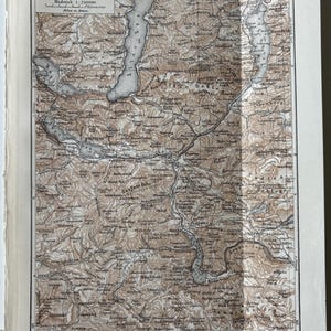 À Halle / Orig. Carte antique du Salzkammergut, 1897