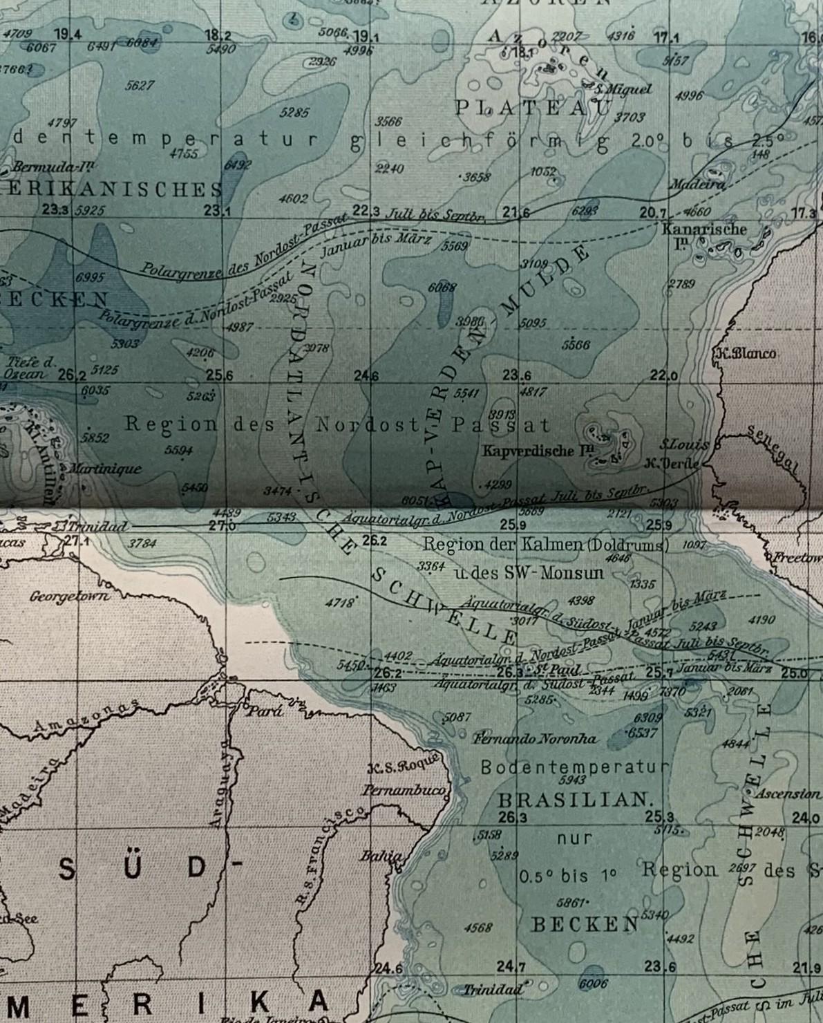 アンティーク アメリカ合衆国 地形図 大判 教材 世界の海洋 / 1905 年オリジナル大西洋アンティーク地図 - Etsy 日本