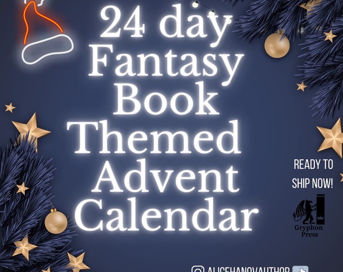 Fantasy Bookish Advent Calendar Etsy