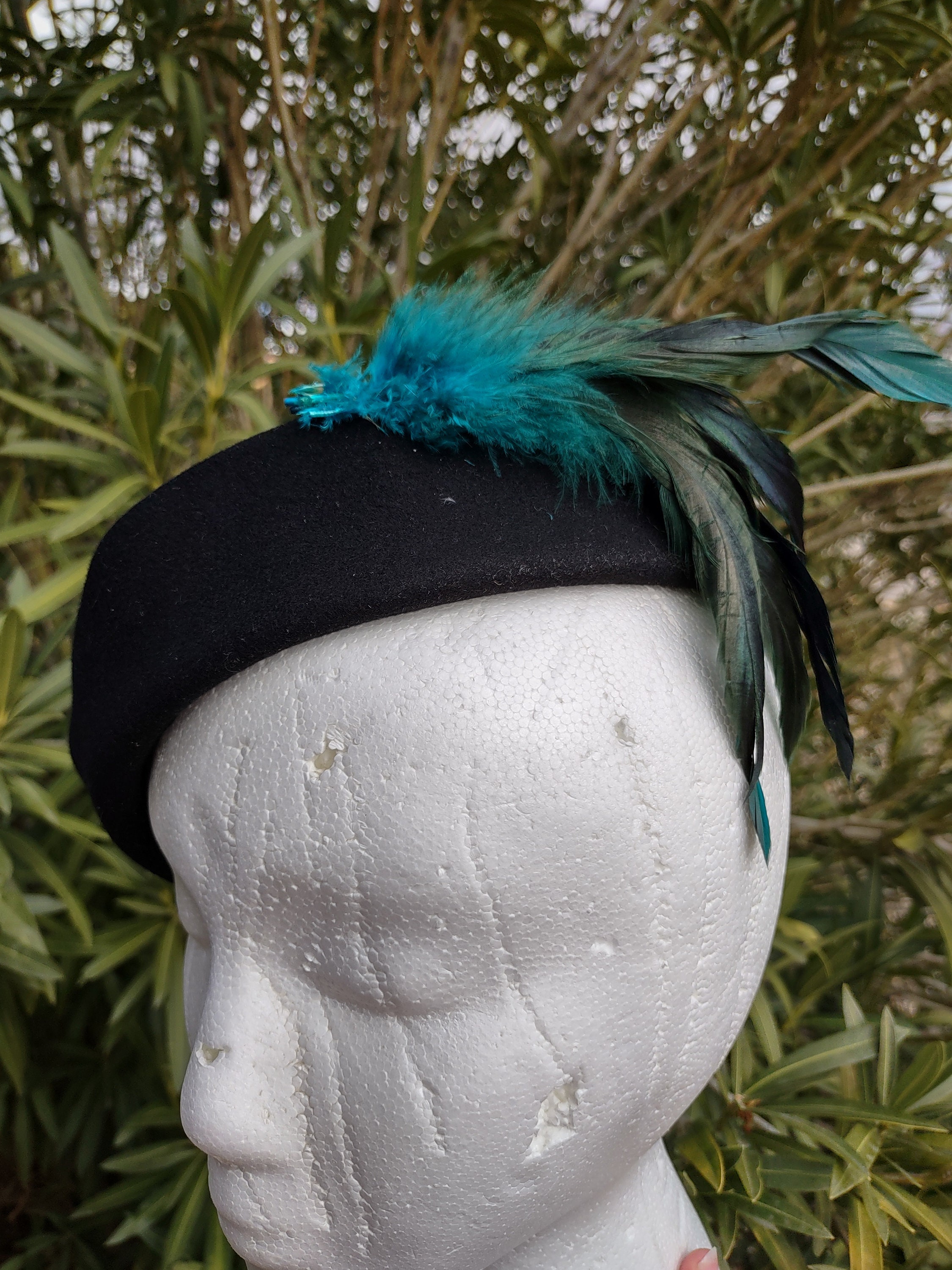 everyone original logo tropical wool cap (BLACK) | everyone