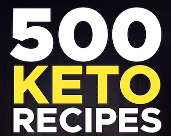 Recettes Keto : 500 délicieuses recettes Keto avec photos, repas faibles en glucides pour une alimentation saine, recettes de régime cétogène, livre de recettes Keto