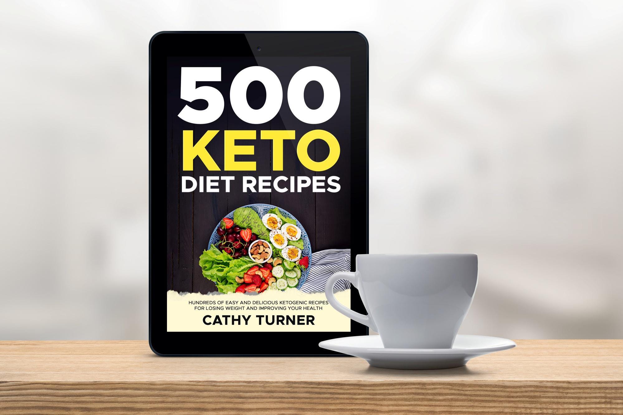 500 Keto Diet Recipes, Low Carb Weight Loss Digital Cookbook PDF