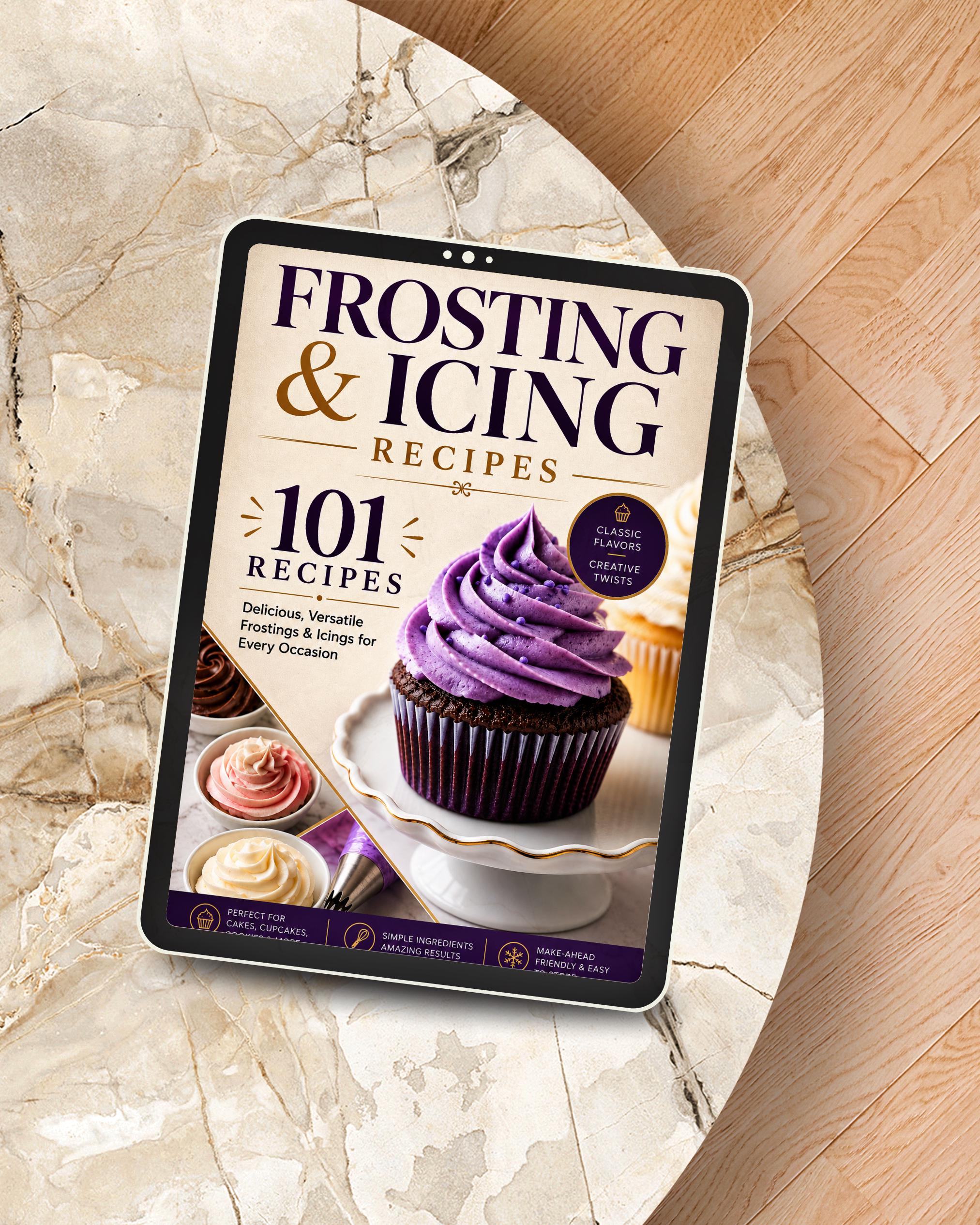 101 Frosting & Icing Recipes, Cake Decorating Guide (PDF Download) - Etsy