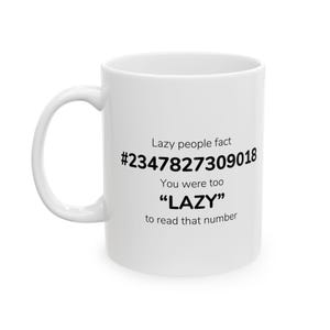 Funny Mug, Lazy People Mug (11oz, 15oz) Sarcastic Coffee Mug, Funny Gifts, Funny Mug, Funny Sayings Mug, Gag Gift for Coworker, Mug for Work