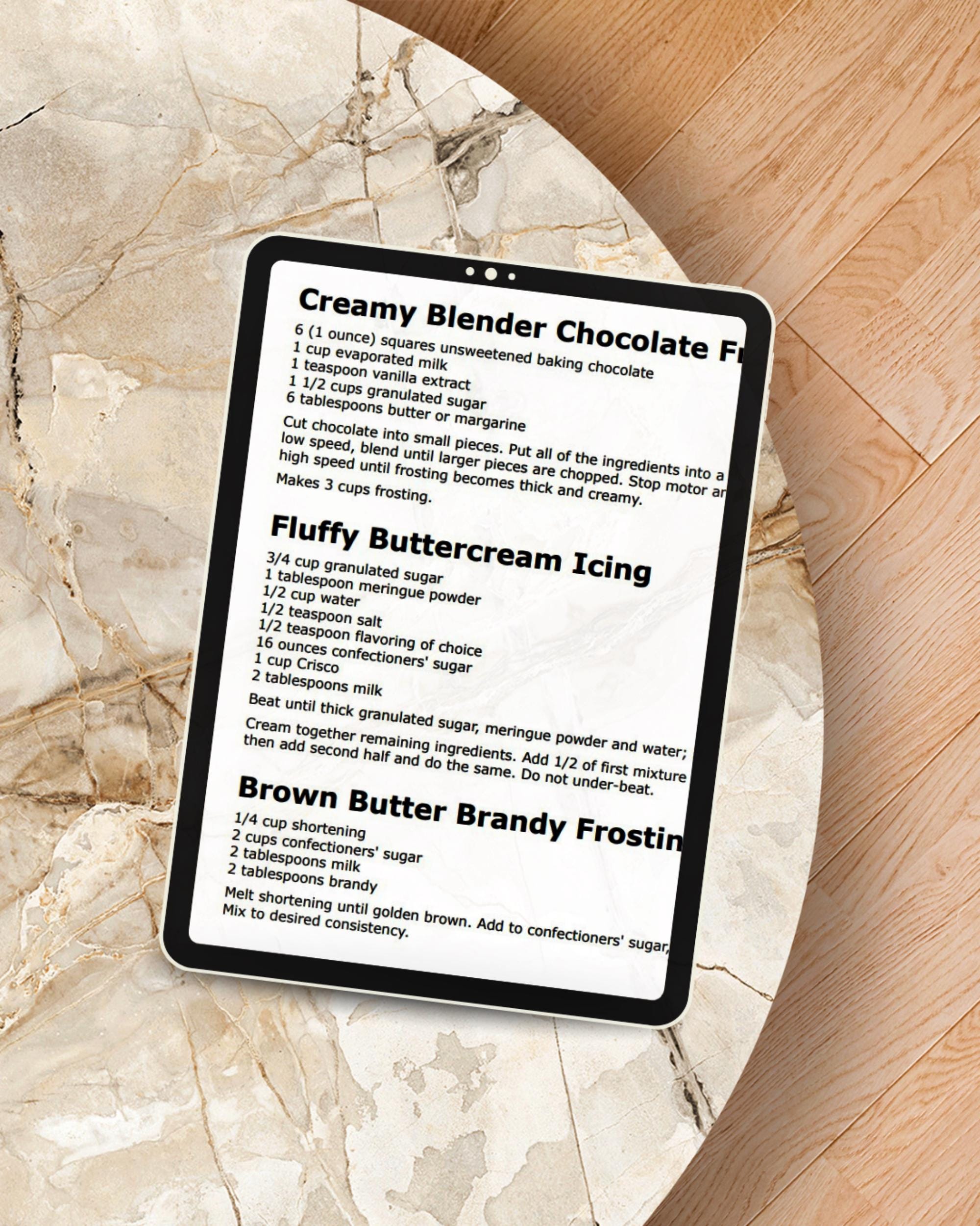 101 Frosting & Icing Recipes, Cake Decorating Guide (PDF Download) - Etsy