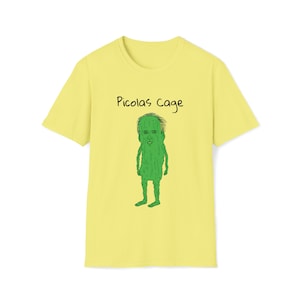 Picolas Cage T-Shirt, Awkward Celebrity Humor shirts, Nicolas Cage, Nicholas Cage, Nick Cage, Pickles, Silly shirt, Dad Funny Christmas Gift