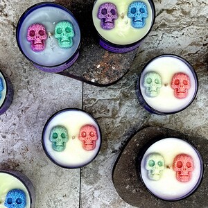lavelaa - Velas artesanais de soja do Dia De Los Muertos