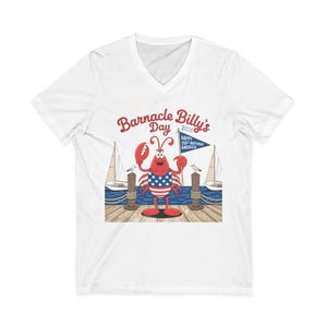 Barnacle Billy's Lobster Dockside Graphic Tee | Nautisk Patriotisk T-shirt