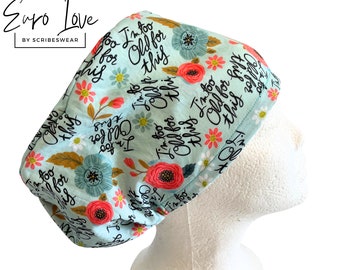 I'm too old for this Scrub cap | Funny scrub cap| Euro Scrub cap | Surgery | Anesthesia | OR Tech | RN | CST