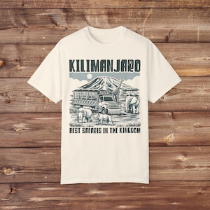 Kilimanjaro Safaris Animal Kingdom Koszulka Comfort Colors Animal Kingdom Kilimanjaro Safaris