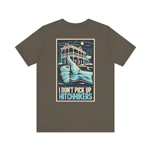 Disney T-shirt for Men Haunted Mansion Disney T-Shirt for Men Hitchhiking Ghosts Tee Shirt Men's Disney Shirt