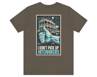 Disney T-shirt for Men Haunted Mansion Disney T-Shirt for Men Hitchhiking Ghosts Tee Shirt Men's Disney Shirt