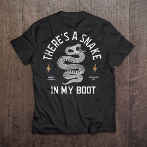 Snake In My Boot Men's Shirt Disney Shirt for Men Toy Story Shirt for Guys Woody Toy Story Shirt for Men Disney Guys Shirt Disney Husband Disneyland Shirt Disney World Shirt Toy Story Shirt for Guys