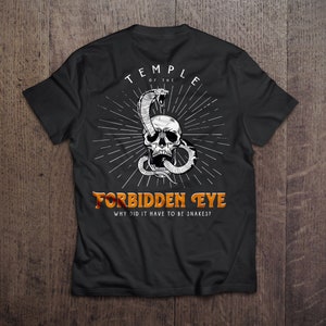 Indiana Jones T-Shirt Disneyland Shirt for Men Indy Shirt for Men Temple of the Forbidden Eye T-Shirt for Men Disneyland Indiana Jones Disney Shirt for Guys Disney Husbands Shirt