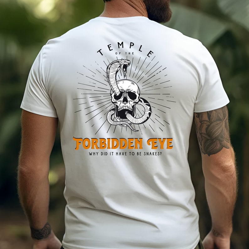 Indiana Jones T-Shirt Disneyland Shirt for Men Indy Shirt for Men Temple of the Forbidden Eye T-Shirt for Men Disneyland Indiana Jones Disney Shirt for Guys Disney Husbands Shirt